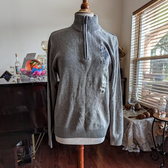 NWT U.S. Polo Assn. sweater  SZ S - Picture 1 of 16